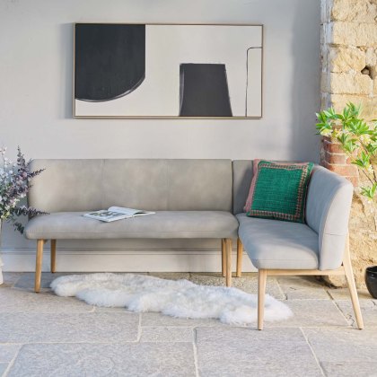 Fairmile Corner Left Hand Facing Bench - Misty Fairmile Corner Left Hand Facing Bench - Misty