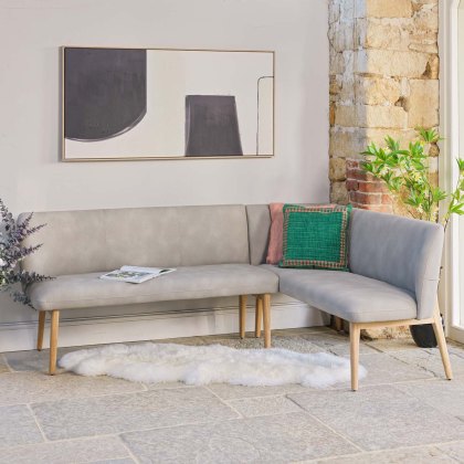 Fairmile Corner Left Hand Facing Bench - Misty Fairmile Corner Left Hand Facing Bench - Misty