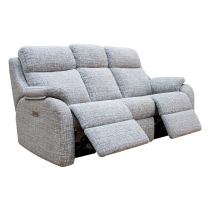 G Plan Kingsbury 3 Seater Double Power Recliner Sofa with Headrest & Lumbar G Plan Kingsbury 3 Seater Double Power Recliner Sofa with Headrest & Lumbar
