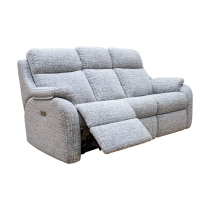 G Plan Kingsbury 3 Seater Double Power Recliner Sofa with Headrest & Lumbar G Plan Kingsbury 3 Seater Double Power Recliner Sofa with Headrest & Lumbar