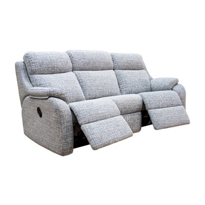 G Plan Kingsbury 3 Seater Double Manual Recliner Curved Sofa G Plan Kingsbury 3 Seater Double Manual Recliner Curved Sofa