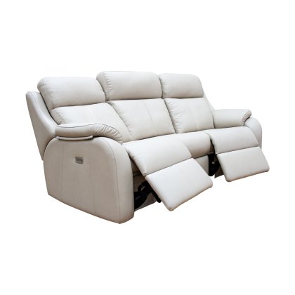 G Plan Kingsbury 3 Seater Double Power Recliner Curved Sofa with Headrest & Lumbar G Plan Kingsbury 3 Seater Double Power Recliner Curved Sofa with Headrest & Lumbar
