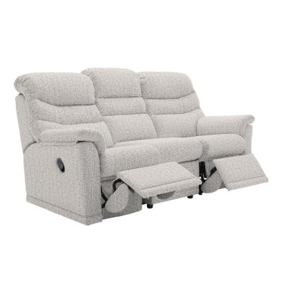 G Plan Malvern 3 Seater Double Manual Recliner Sofa with 3 Cushions G Plan Malvern 3 Seater Double Manual Recliner Sofa with 3 Cushions