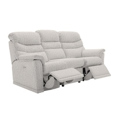 G Plan Malvern 3 Seater Double Power Recliner Sofa with 3 Cushions G Plan Malvern 3 Seater Double Power Recliner Sofa with 3 Cushions