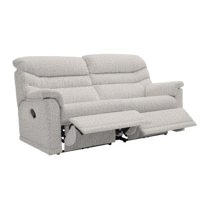 G Plan Malvern 3 Seater Double Manual Recliner Sofa with 2 Cushions G Plan Malvern 3 Seater Double Manual Recliner Sofa with 2 Cushions