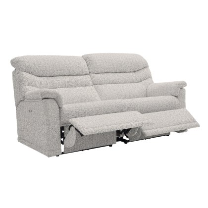 G Plan Malvern 3 Seater Double Power Recliner Sofa with 2 Cushions G Plan Malvern 3 Seater Double Power Recliner Sofa with 2 Cushions