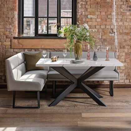 Jupiter Marble Effect Dining Table 150cm Jupiter Marble Effect Dining Table 150cm