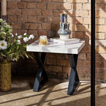 Jupiter Marble Effect Lamp Table Jupiter Marble Effect Lamp Table