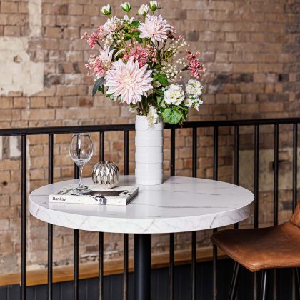 Jupiter Marble Effect Bar Table Jupiter Marble Effect Bar Table