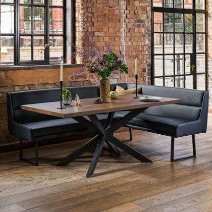Jupiter Dark Oak Dining Table 180cm Jupiter Dark Oak Dining Table 180cm