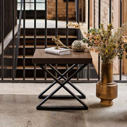 Jupiter Dark Oak Lamp Table Jupiter Dark Oak Lamp Table