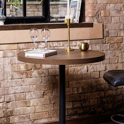 Jupiter Dark Oak Bar Table Jupiter Dark Oak Bar Table