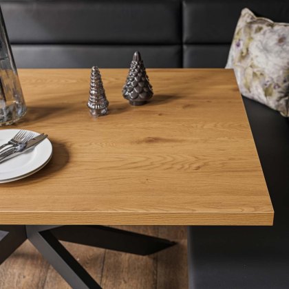 Jupiter Smoked Oak Dining Table 150cm Jupiter Smoked Oak Dining Table 150cm