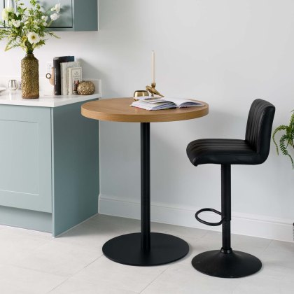 Jupiter Smoked Oak Bar Table Jupiter Smoked Oak Bar Table