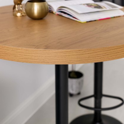 Jupiter Smoked Oak Bar Table Jupiter Smoked Oak Bar Table