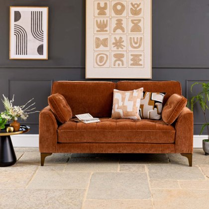 Hartpury 2 Seater Sofa in Rust Hartpury 2 Seater Sofa in Rust