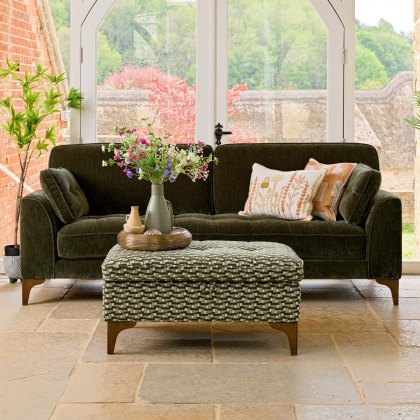 Hartpury 3 Seater Sofa in Green Hartpury 3 Seater Sofa in Green
