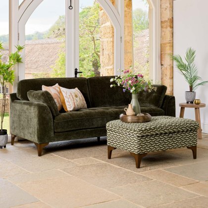 Hartpury 3 Seater Sofa in Green Hartpury 3 Seater Sofa in Green