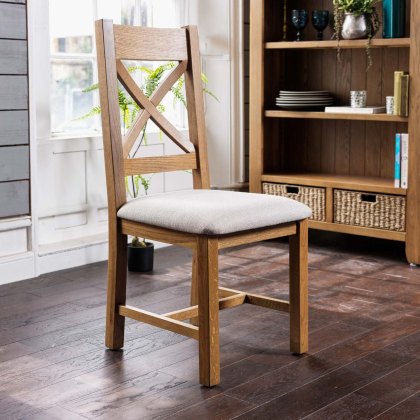 Ledbury Cross Back Dining Chair (Set of 2) Ledbury Cross Back Dining Chair (Set of 2)