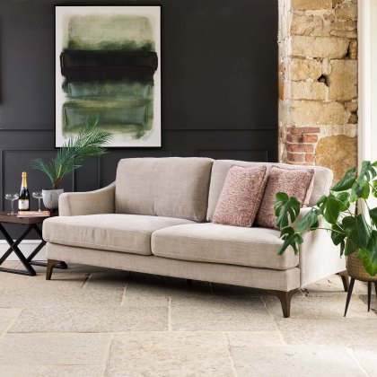 Willow 3 Seater Sofa in Mushroom Willow 3 Seater Sofa in Mushroom