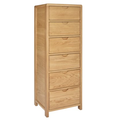 Ercol 1364 Bosco 6 Drawer Tall Chest Ercol 1364 Bosco 6 Drawer Tall Chest