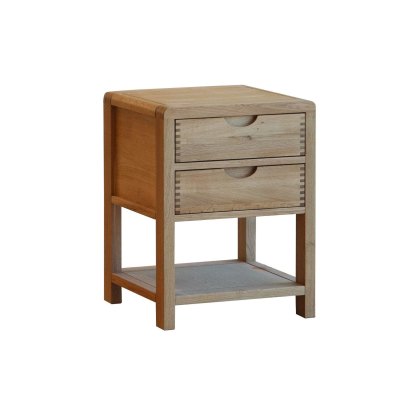 Ercol 1368 Bosco 2 Drawer Bedside Cabinet Ercol 1368 Bosco 2 Drawer Bedside Cabinet