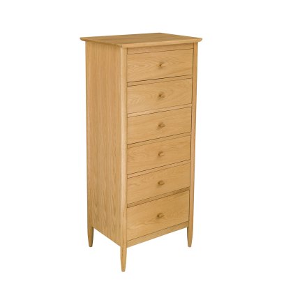 Ercol 2685 Teramo 6 Drawer Tall Chest Ercol 2685 Teramo 6 Drawer Tall Chest