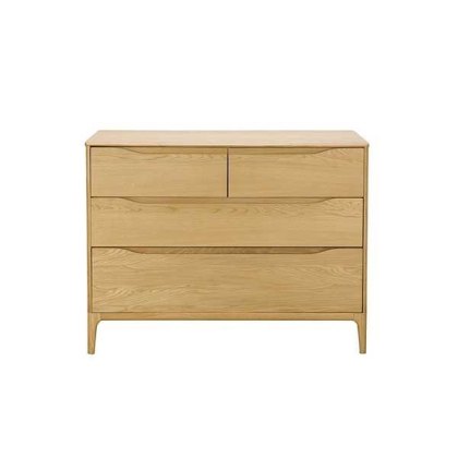 Ercol 3283 Rimini 4 Drawer Low Wide Chest Ercol 3283 Rimini 4 Drawer Low Wide Chest