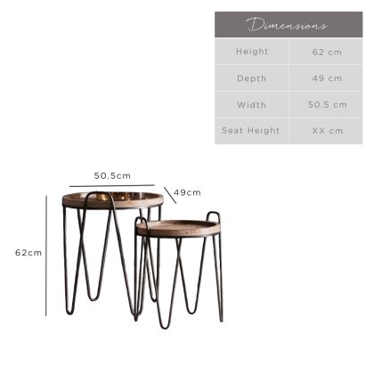 nuffield nest of 2 tables