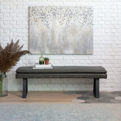 Industrial Bench Seat - Grey Industrial Bench Seat - Grey