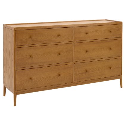 Ercol Salina 6 Drawer Wide Chest Ercol Salina 6 Drawer Wide Chest