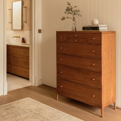 Ercol Salina 8 Drawer Tall Chest Ercol Salina 8 Drawer Tall Chest