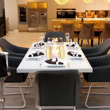 Santorini Garden Dining Table & Chair Set Santorini Garden Dining Table & Chair Set