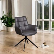 Jill Slate Grey Dining Chair Jill Slate Grey Dining Chair