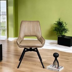 Lily Mushroom Brown Dining Chair