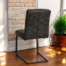 Industrial Dining Chair - Grey (Set of 2)