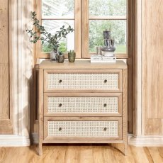 Boho 3 Drawer Chest