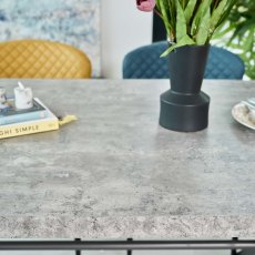 Industrial Concrete Effect Dining Table