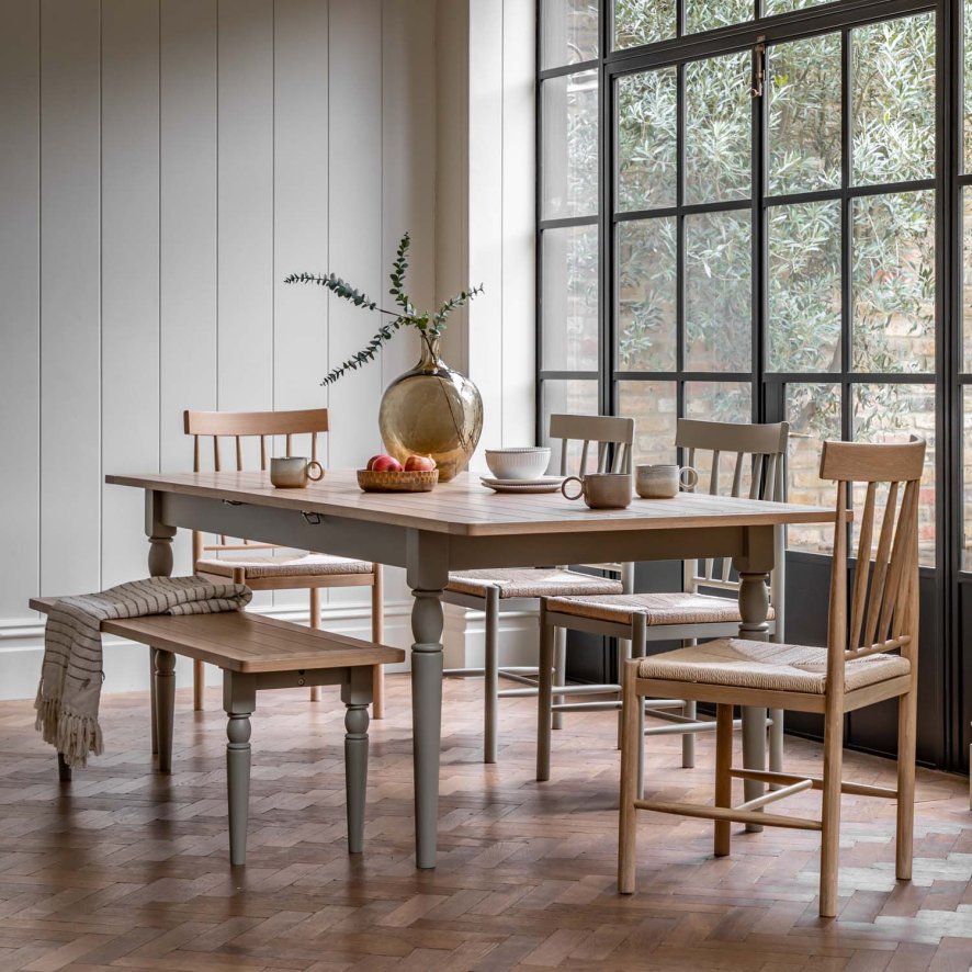 Harrogate Extending 180230cm Dining Table In Prairie