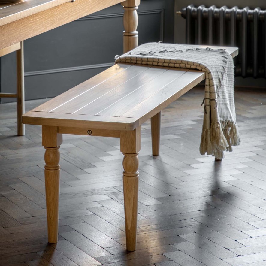 Harrogate Dining Bench In Natural