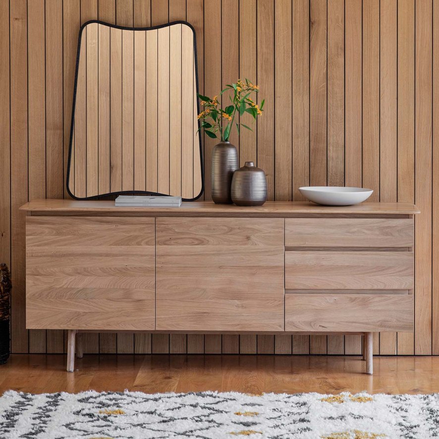 Madison 2 Door 3 Drawer Sideboard In Oak