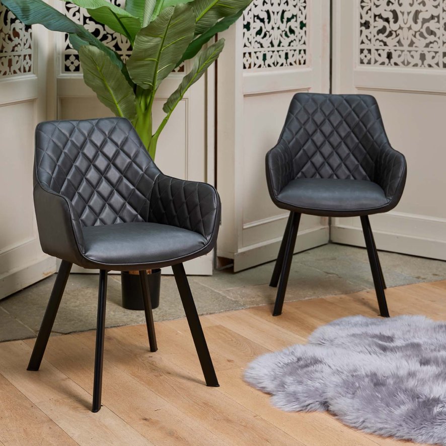 Lewis Grey Dining Chair Set Of 2