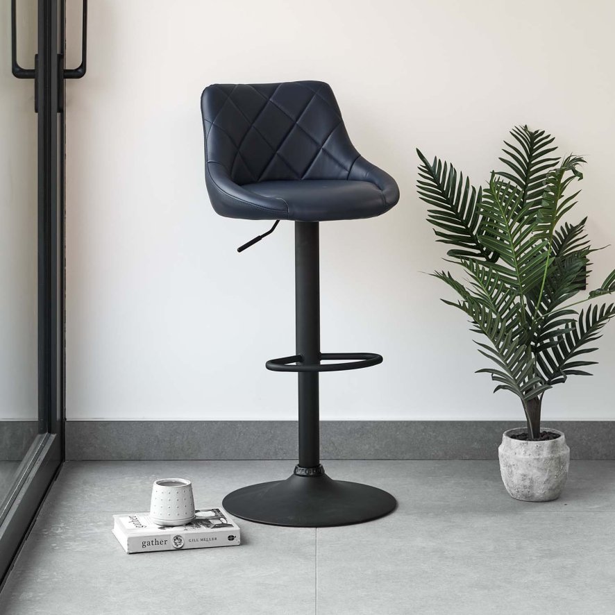 Jonathan Bar Stool In Blue