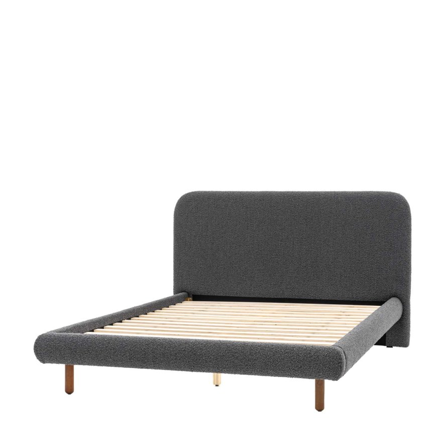 Radford Bed Charcoal Radford King Bed In Charcoal