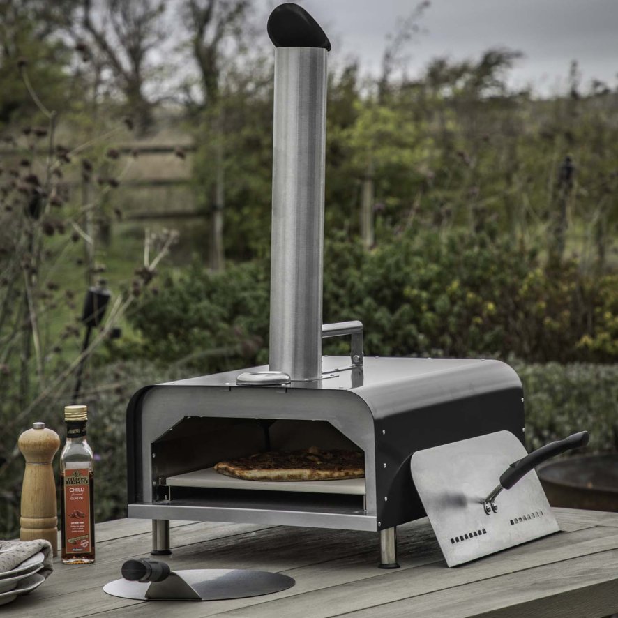 Garonne Pellet Pizza Oven Black