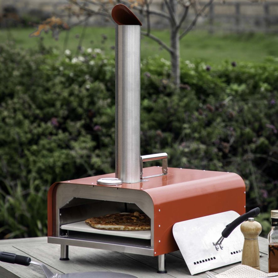 Garonne Pellet Pizza Oven Red