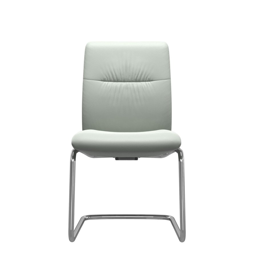 Stressless Mint Low Back Dining Chair With Cantilever Base Large In Fabric