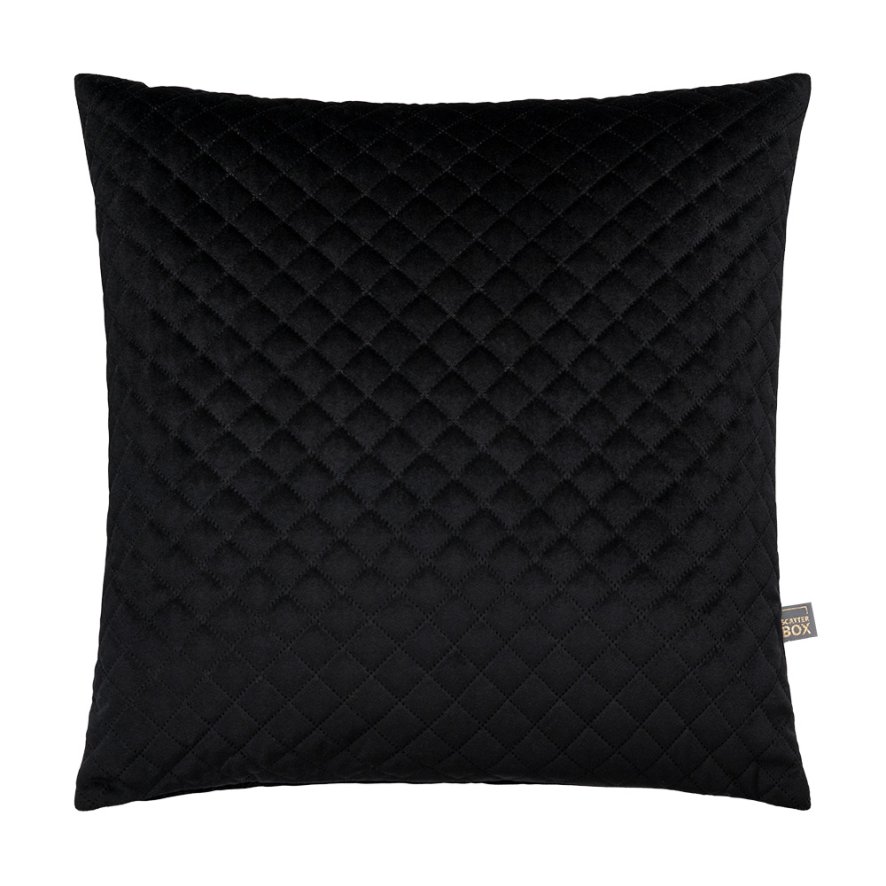 Erin Diamond Black Cushion 50x50cm