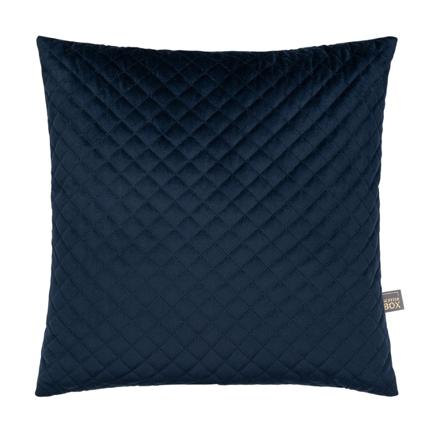 Erin Diamond Dark Navy Cushion 50x50cm
