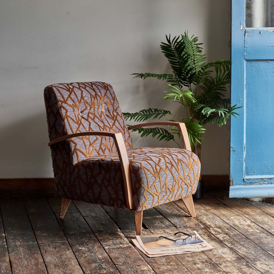 Woods Ibberton Accent Chair in Sienna Velvet